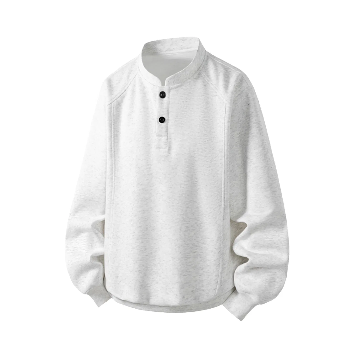 Детская футболка с воротником-стойкой GWAF, White Heather Gray
