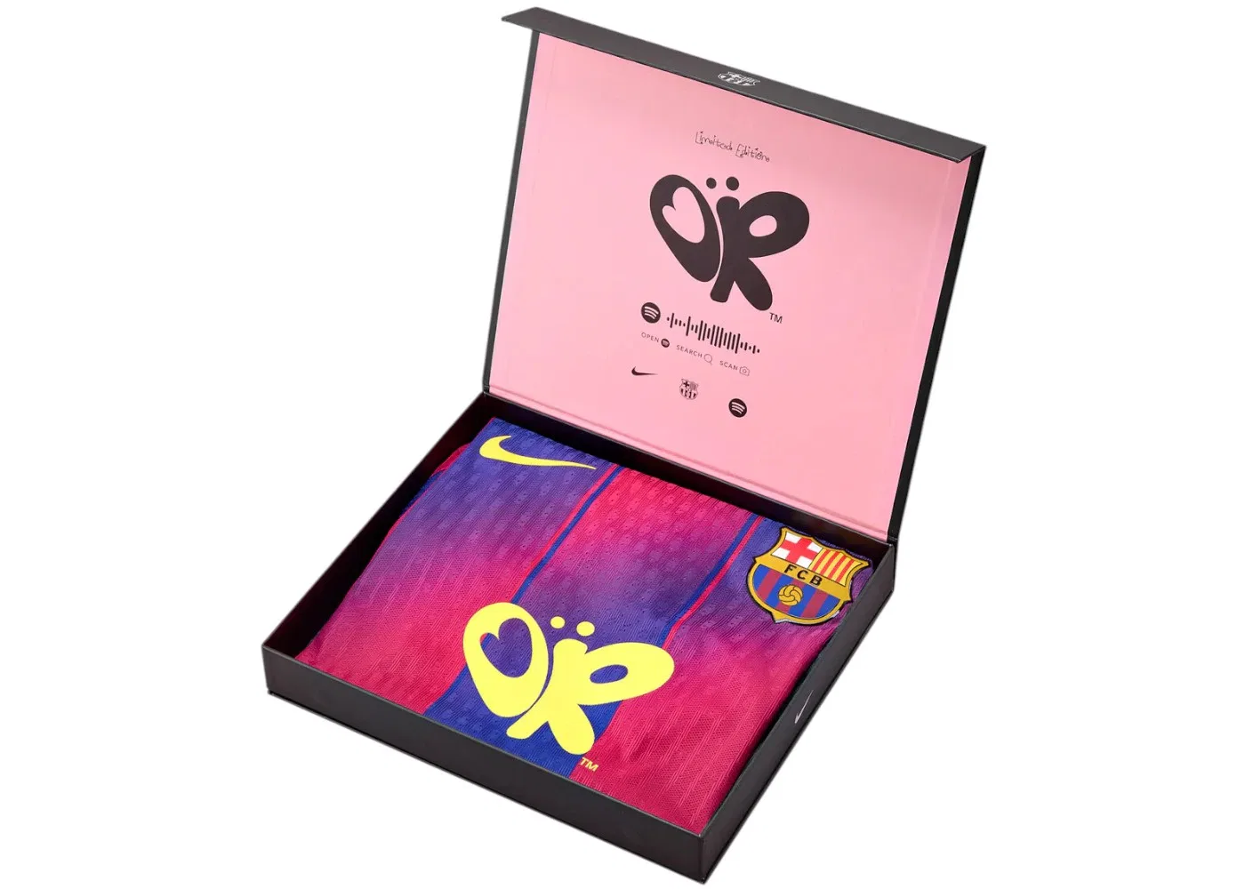 Мужская футболка с длинным рукавом Nike x FC Barcelona x Olivia Rodrigo Lamine Print Jersey, Blue/Garnet — фото 3