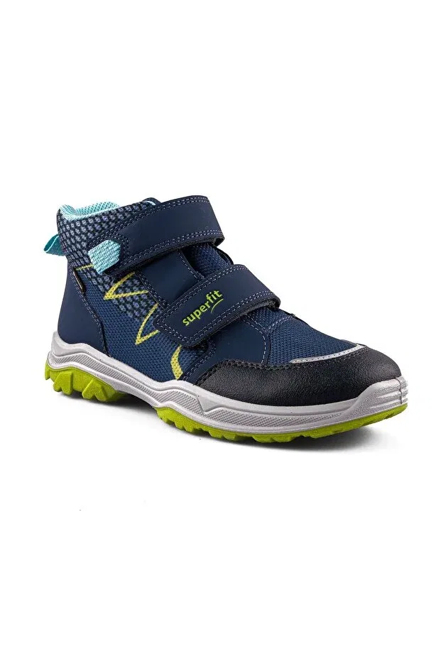 Детские ботинки для девочек с липучками Superfit, Blue/Light Green — фото 2