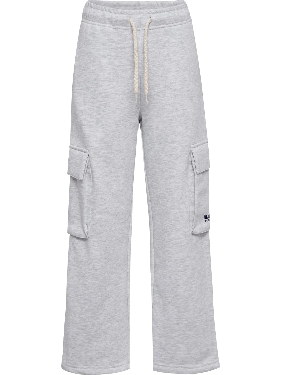 Детские свободные спортивные штаны из футера с боковыми карманами Hmljr Loose Madchen Hummel, Grau Hellgrau