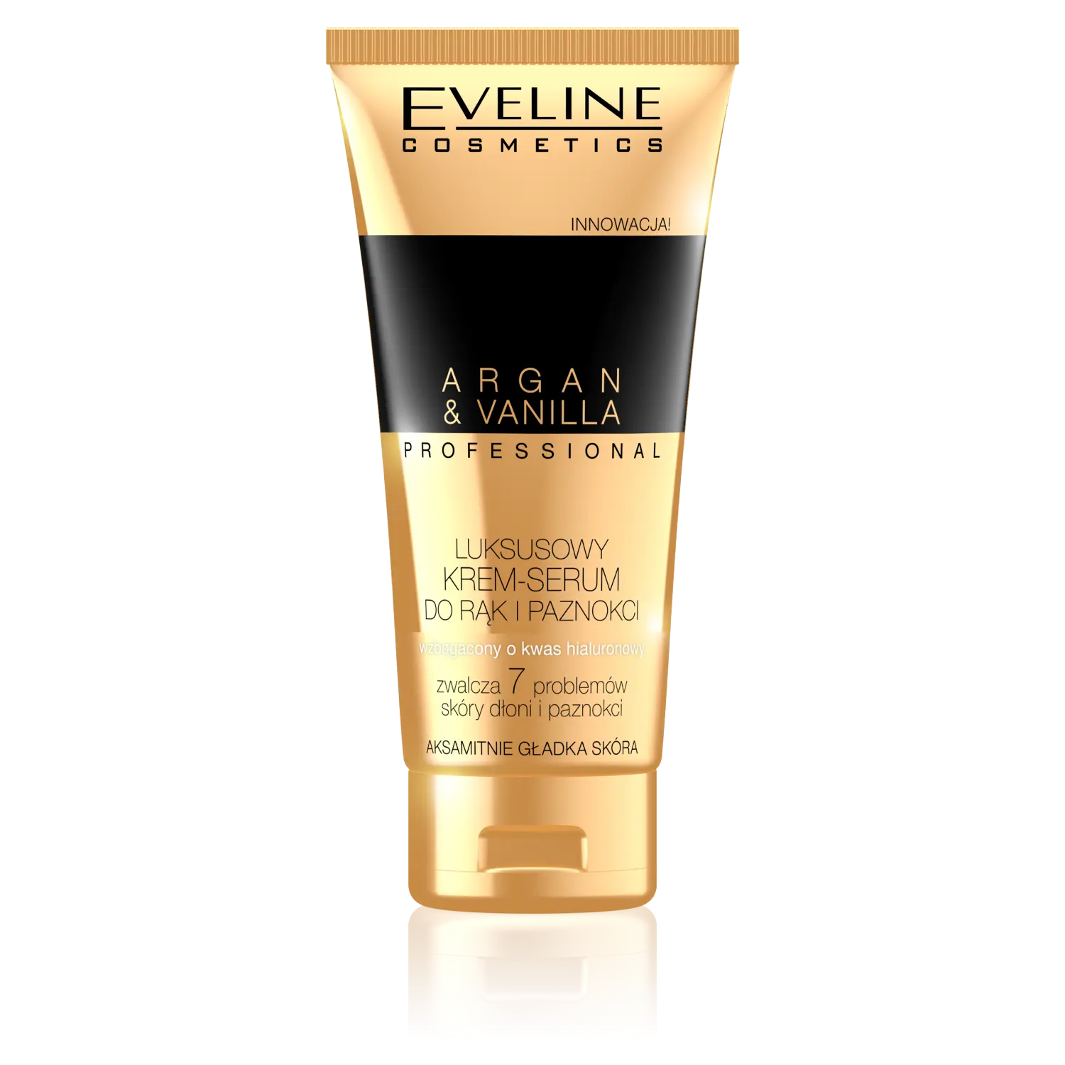 

Eveline Cosmetics Regenerating Body Lotion роскошная крем-сыворотка для рук и ногтей с аргановым маслом и ванилью, 100 мл