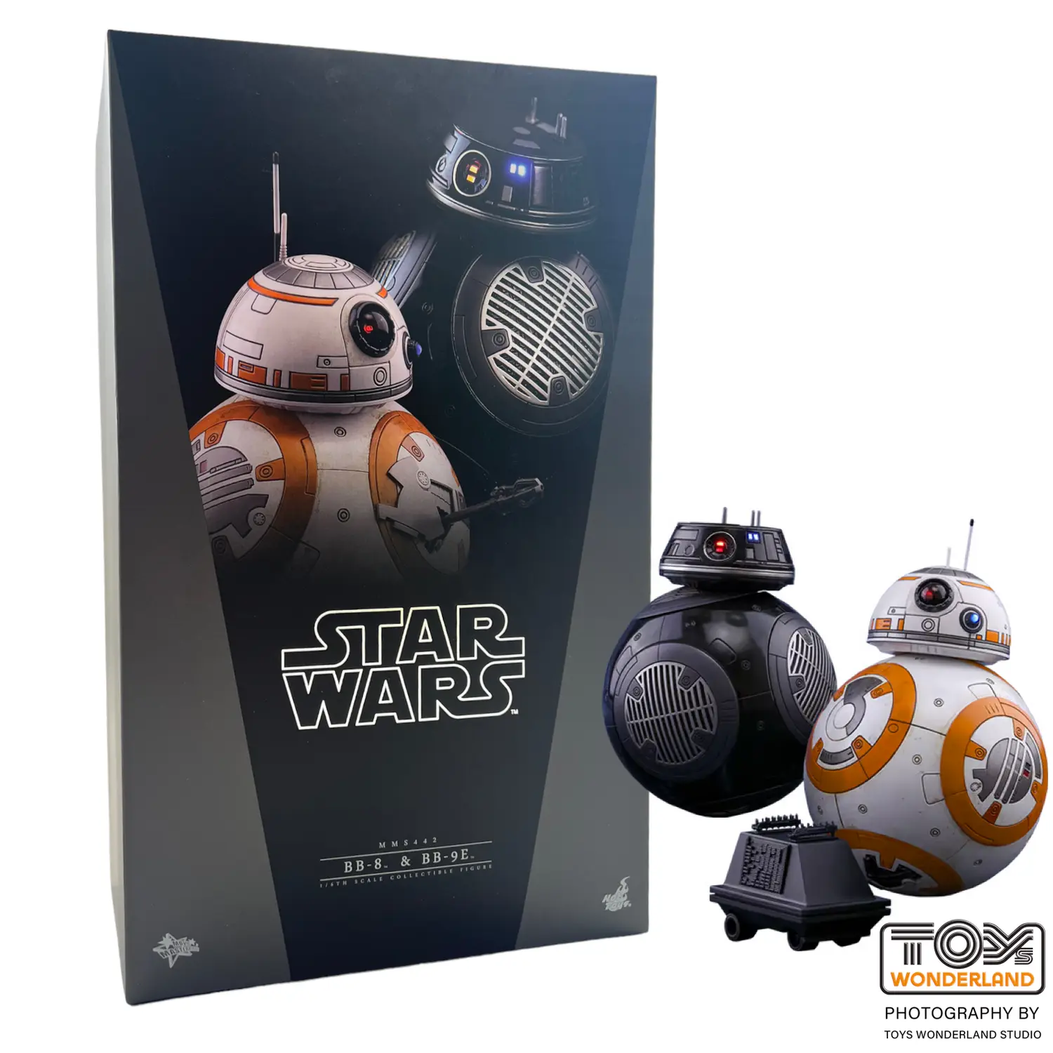 

Фигурка Hot Toys Star Wars, The Last Jedi – BB-8 & BB-9E E MMS442, 11 см