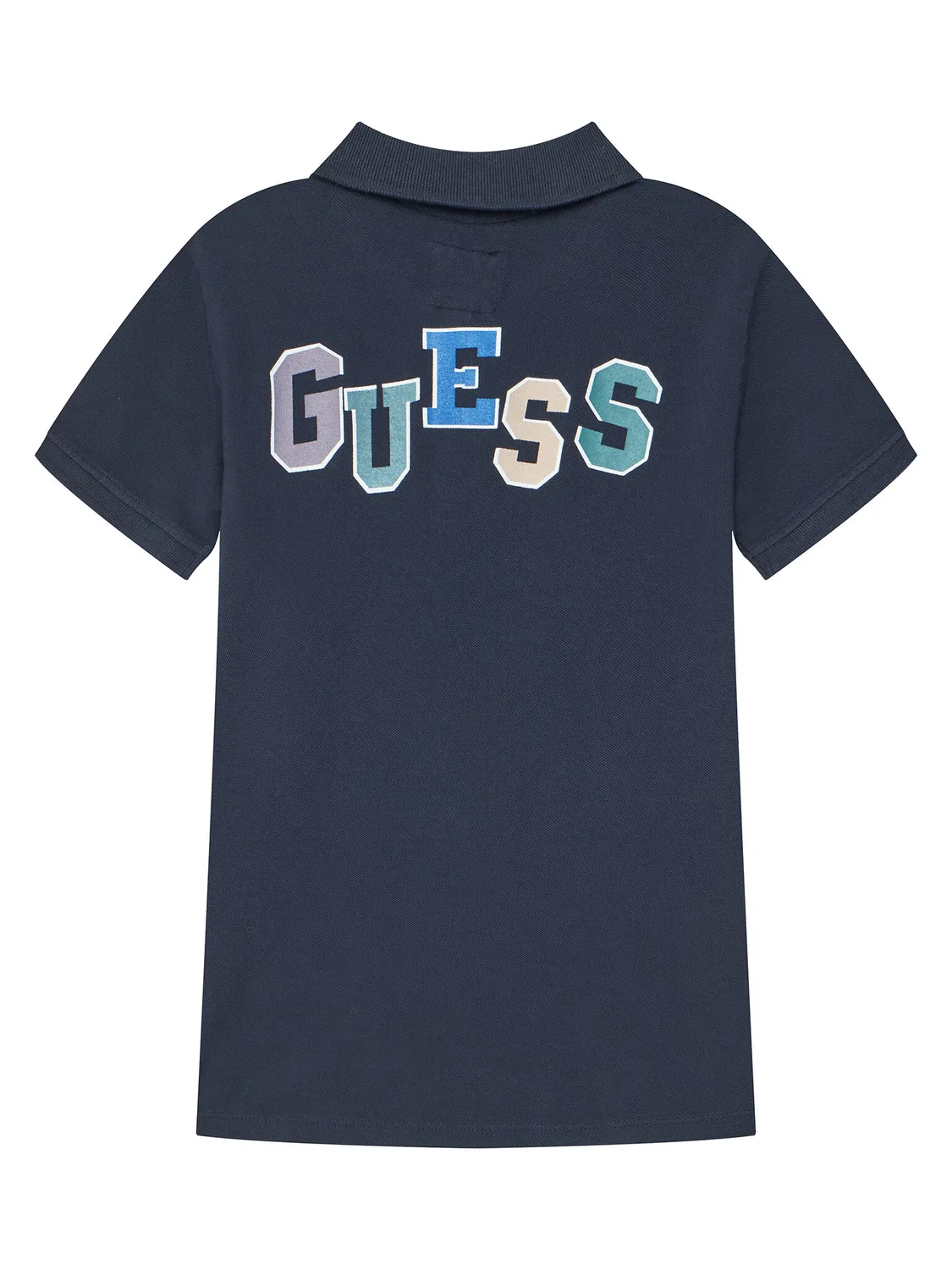 Поло стандартного кроя для мальчика Guess, темно-синий — фото 2