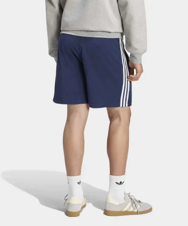 Шорты из махры, укороченные, Adidas, ночной индиго — фото 2