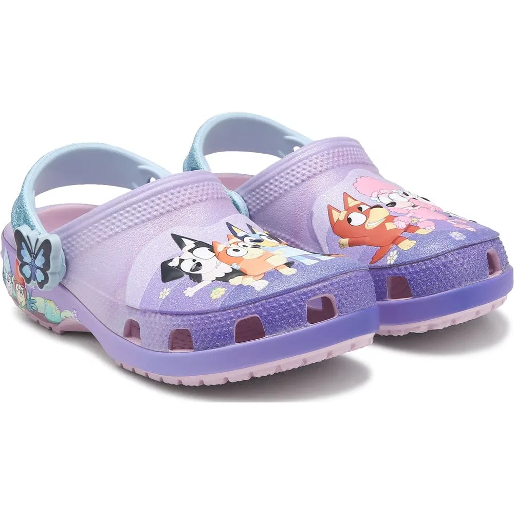 Детские классические сабо Disney Bluey Crocs, Lavender