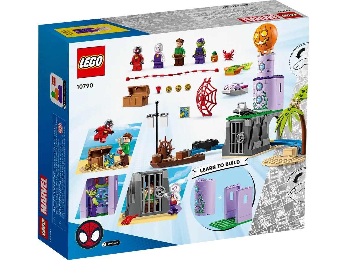 Конструктор Lego Marvel Super Heroes Team Spidey At Green Goblin's Lighthouse 10790, 149 деталей — фото 3