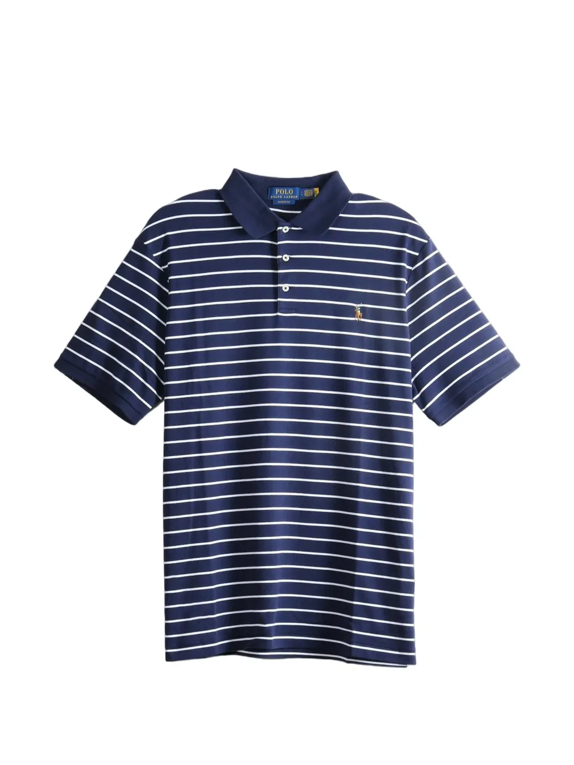 Рубашка поло в полоску Polo Ralph Lauren, синий