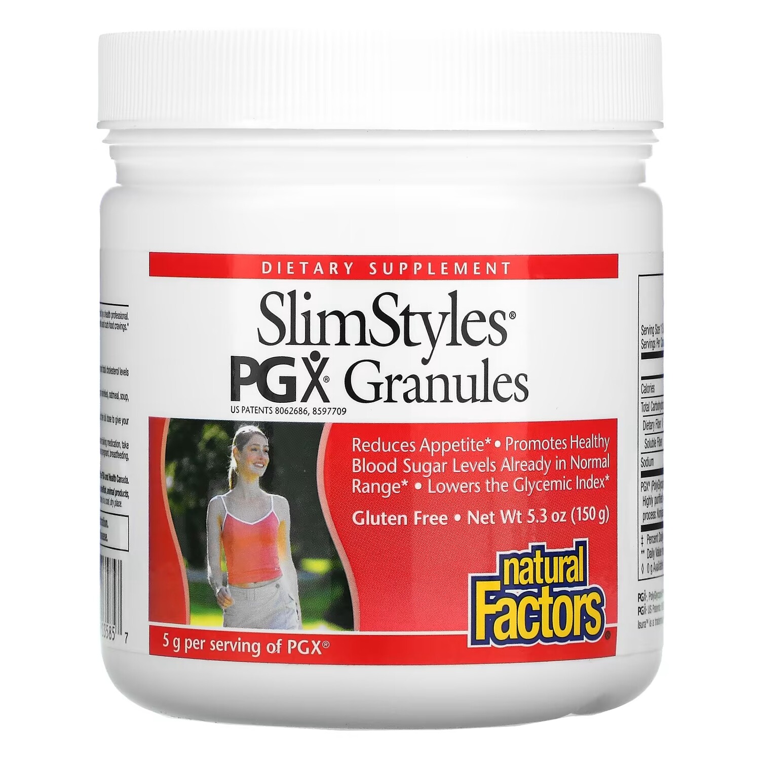 

Гранулы Natural Factors SlimStyles PGX с нейтральным вкусом, 150 г