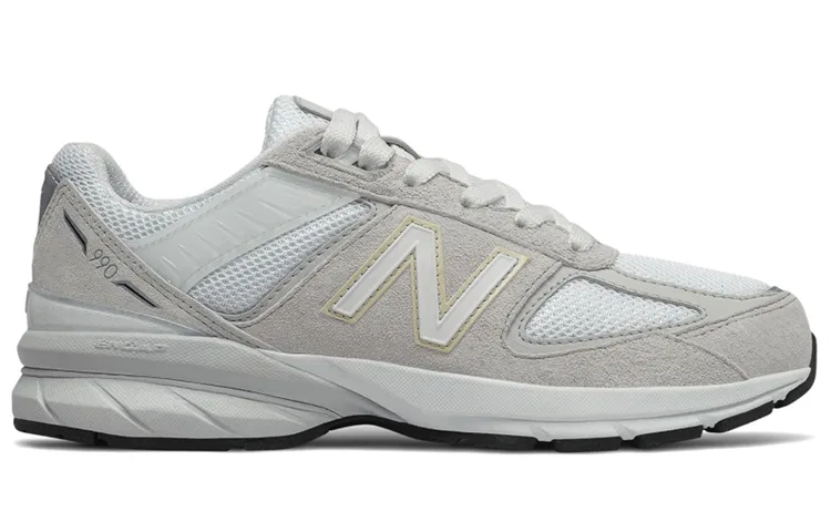 Детские кроссовки с амортизацией New Balance 990 V5 Big Kid Nimbus Cloud, Nimbus Cloud — фото 3