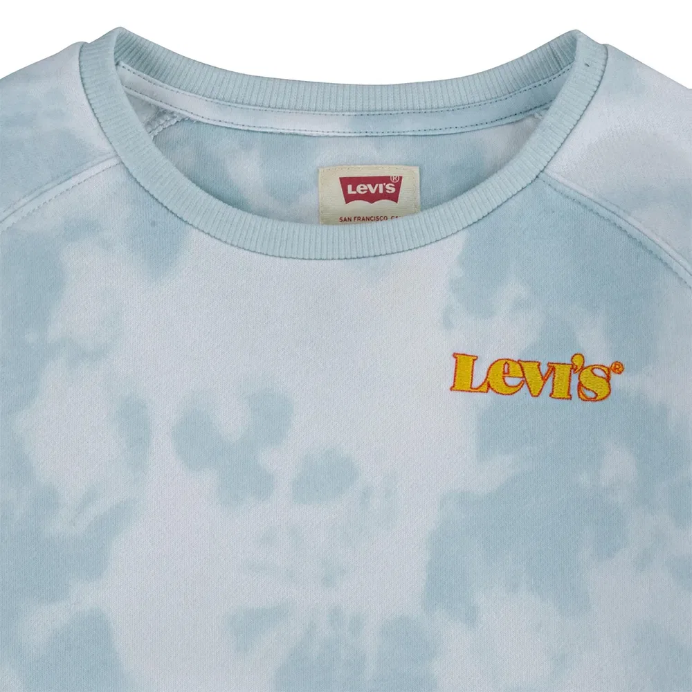 Детский свитшот с принтом 4ED733 Levi's, Blue — фото 3