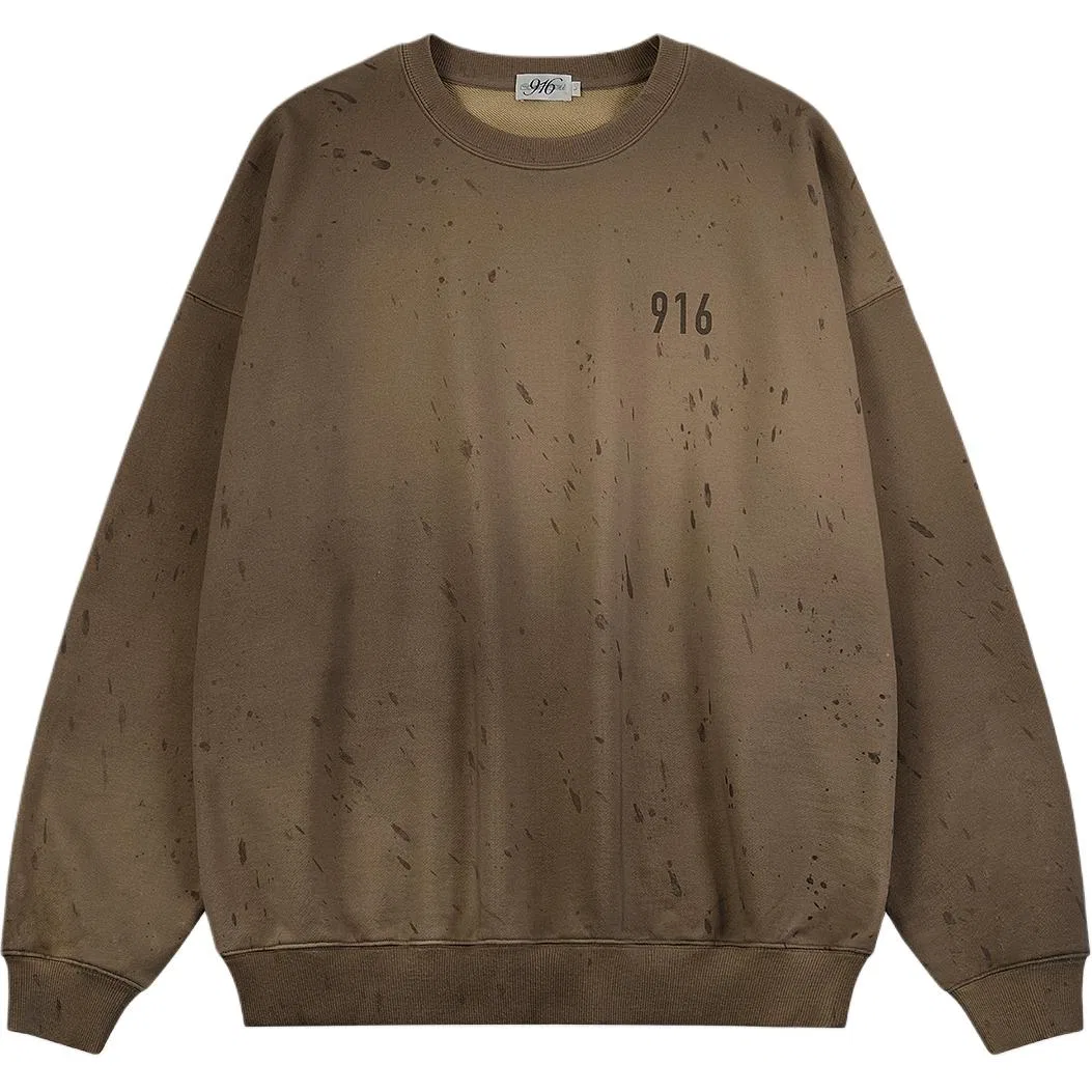 Детский свитшот с круглым вырезом Gradient Brown GOOD BAI