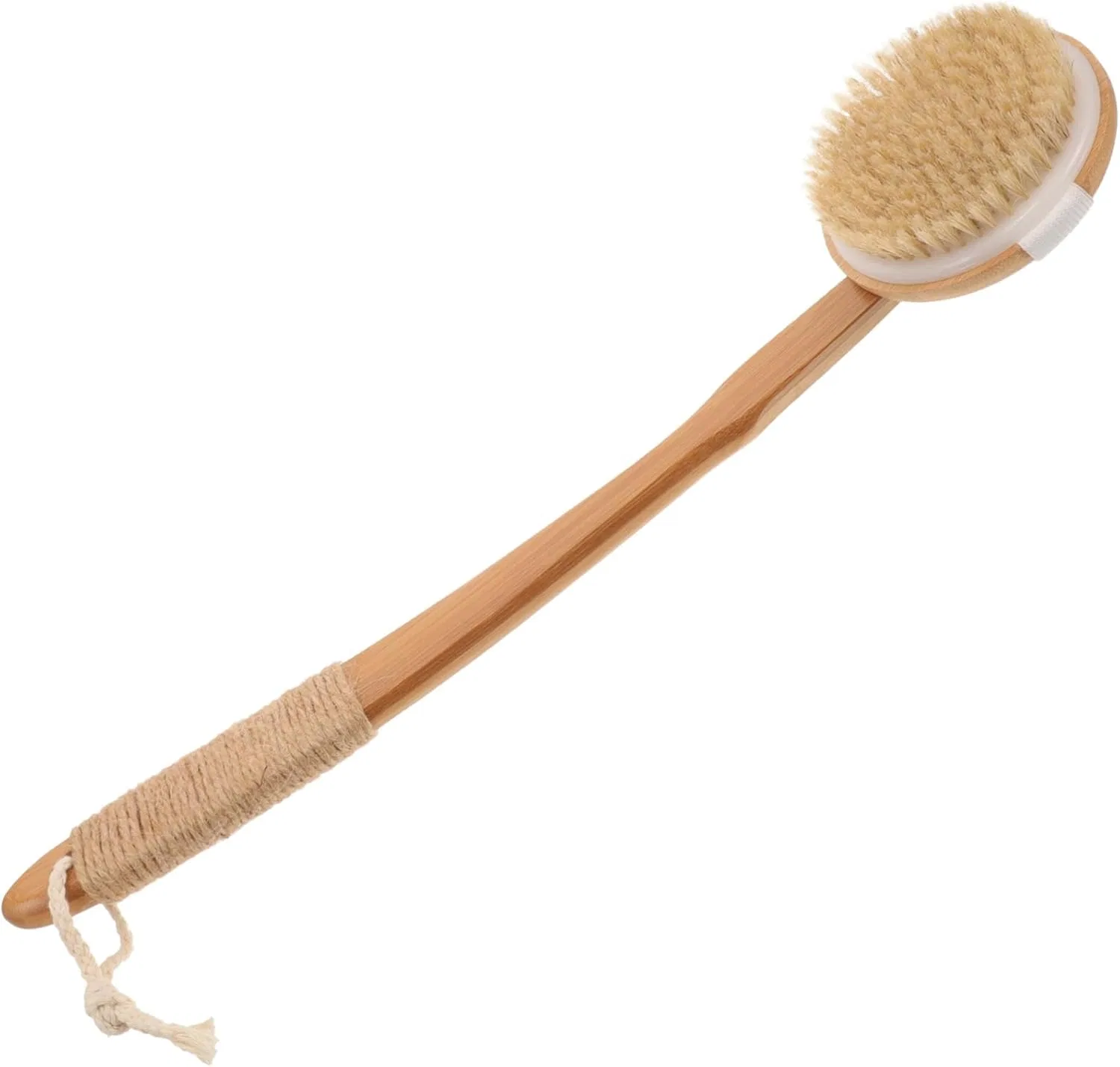 Щетка для тела с длинной ручкой, Anneome, Bamboo, Khaki
