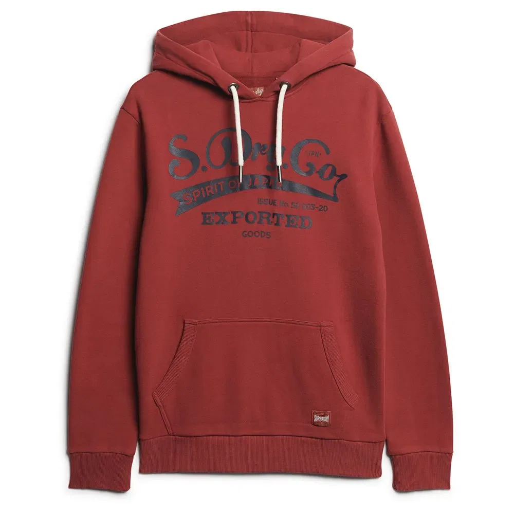 Худи Classic Spirit Superdry, красный — фото 3