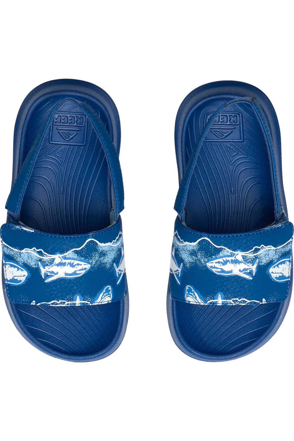 Сандалии детские регулируемые Salty Slingback Reef, Royal Sharks — фото 3