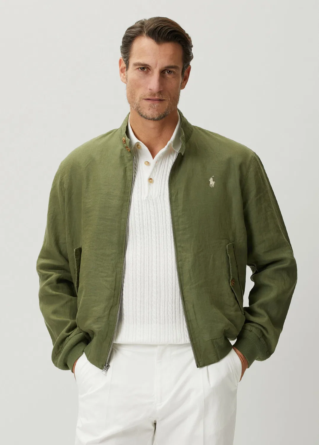 Мужской плащ Polo Ralph Lauren, зеленый