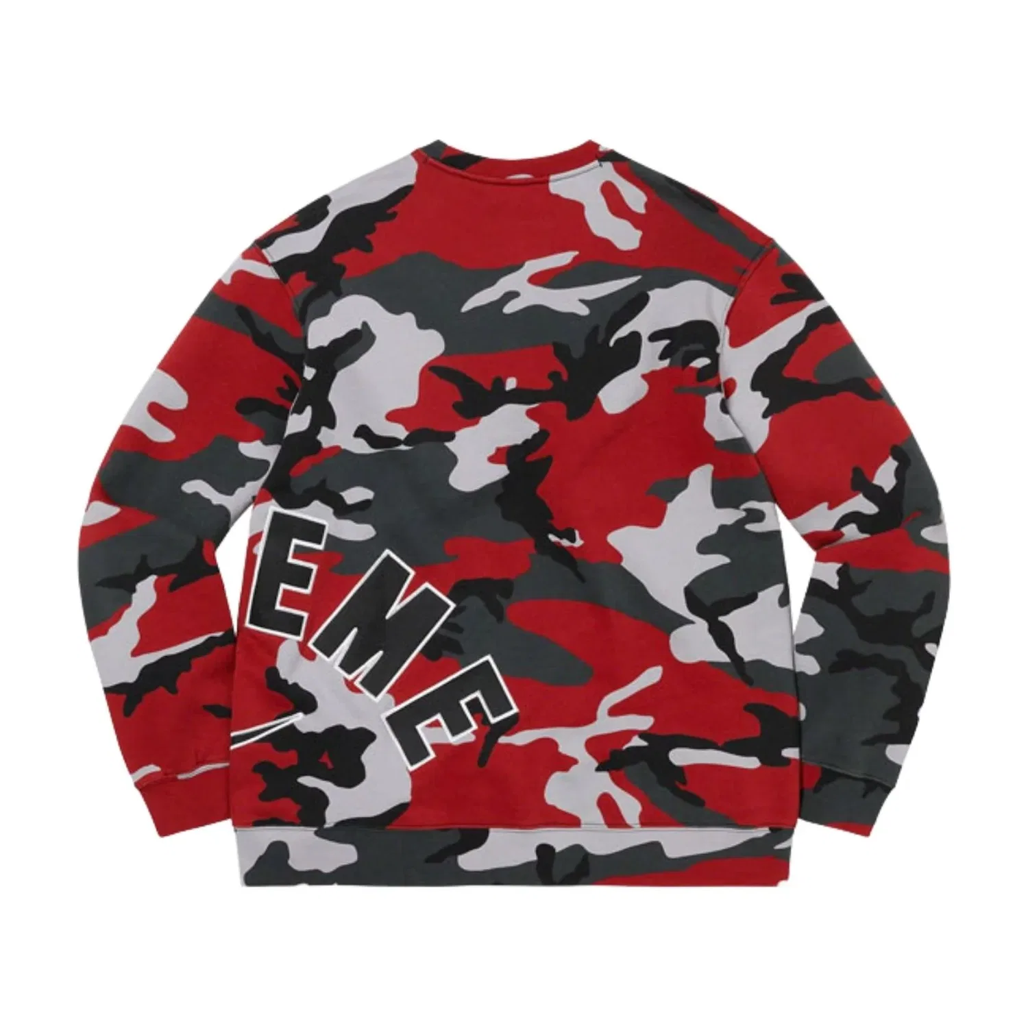 Мужская футболка Nike Arc Crewneck 'Red Camo' Supreme, Red Camo — фото 2