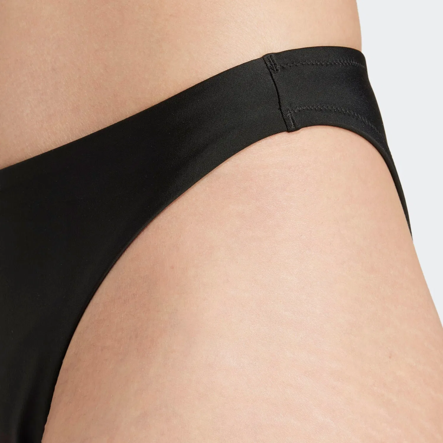 Женские бикини-шорты высокие Adicolor Adidas Performance, Black — фото 3
