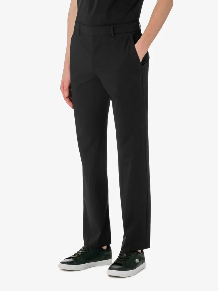 Брюки тканые LACOSTE, Black — фото 2