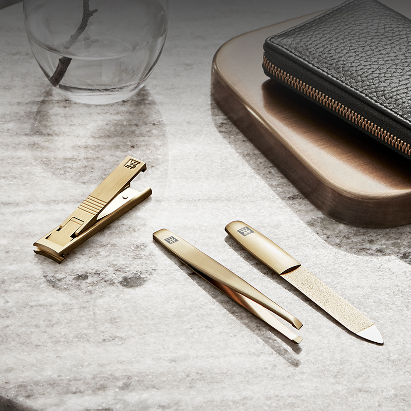 Маникюрный набор Zwilling TWINOX Gold Edition, золотой — фото 4