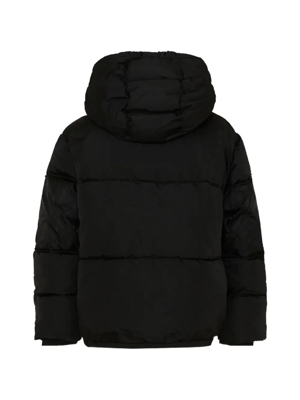 Стеганая куртка с капюшоном, украшенная логотипом Nike Kids, черный — фото 2