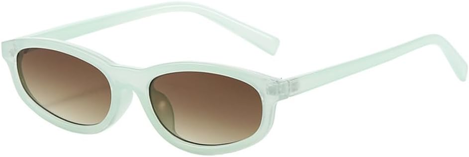 

Модные маленькие солнцезащитные очки «кошачий глаз» для женщин, ретро, ​​желто-синие оттенки, защита от ультрафиолета UV400, трендовые солнцезащитные очки для мужчин TKKTLLT, Jelly Green Tea