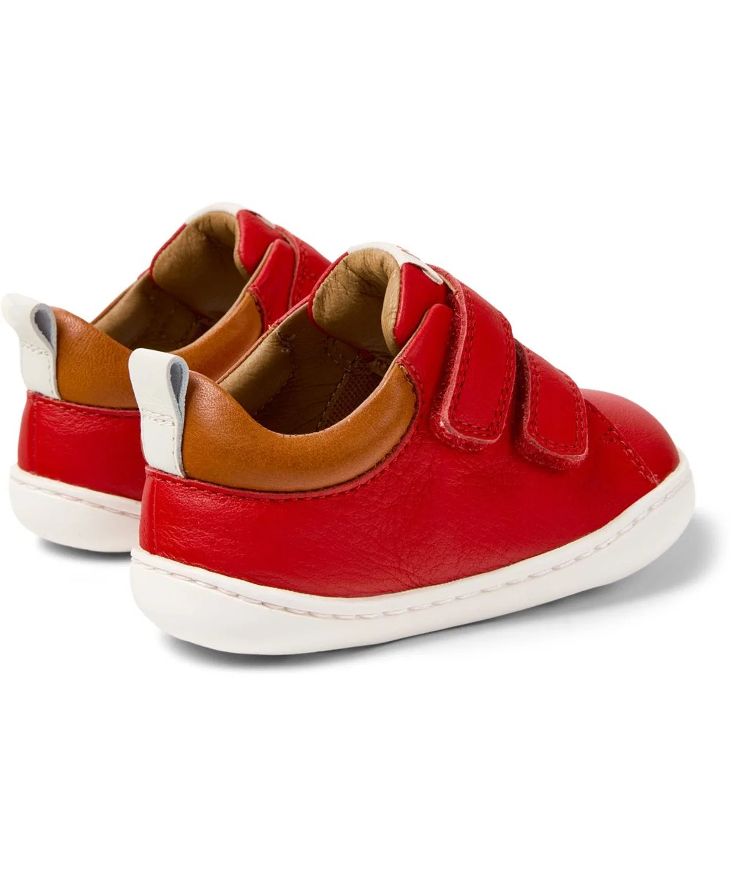 Детские кроссовки Camper PEU CAMI First Walker из натуральной кожи, для первых шагов, красные — фото 3