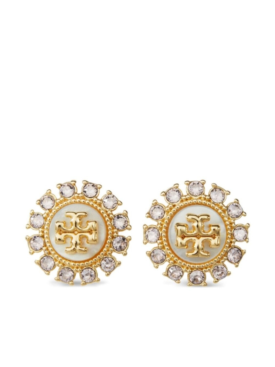 

Серьги-гвоздики Kira с кристаллами Tory Burch, золотой