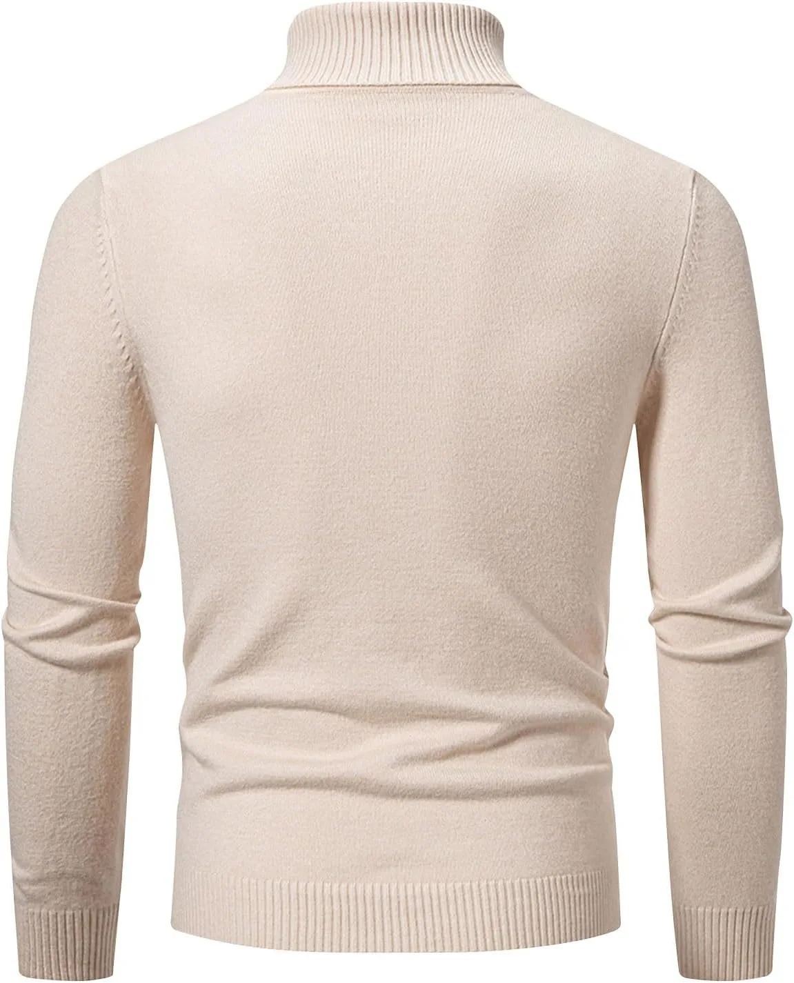 Мужской свитер Slim Fit водолазка Casual Twisted Knitted Pullover — фото 3