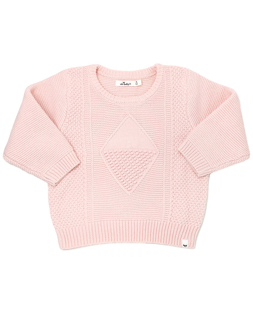 

О детка! Свитер Knitted Basket Oh baby!, розовый