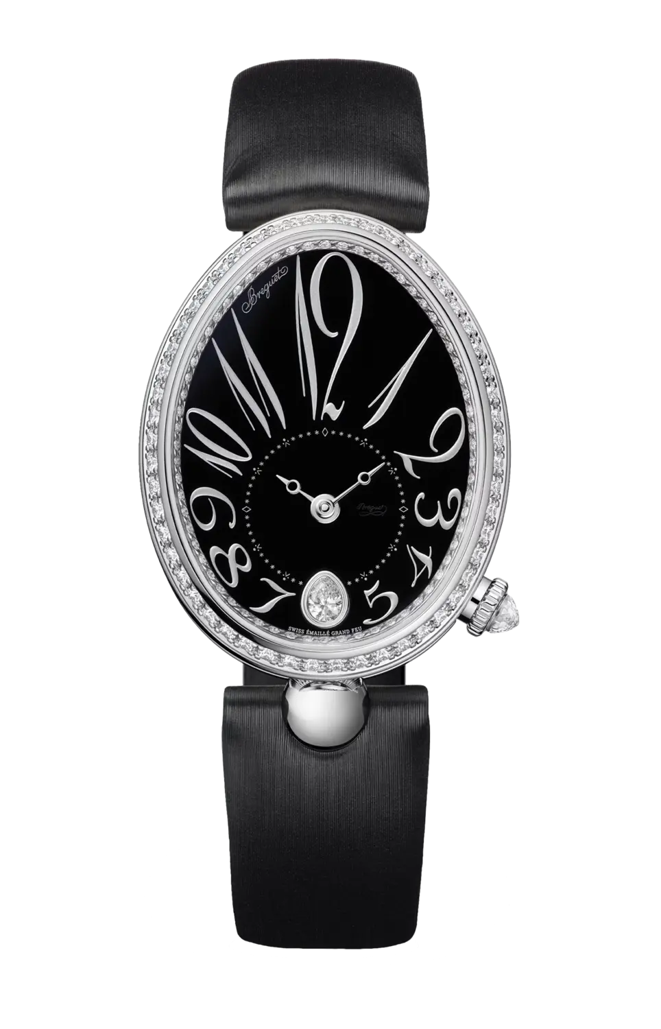 

Часы Breguet Reine de naples 8918 из белого золота с бриллиантами 36,50 X 28,45 мм