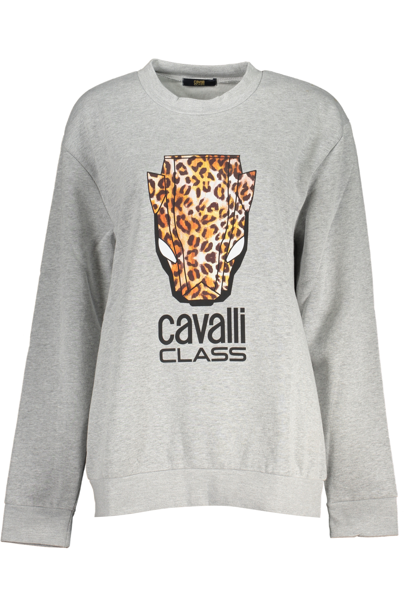 

Толстовка женская Cavalli Class с принтом, серый