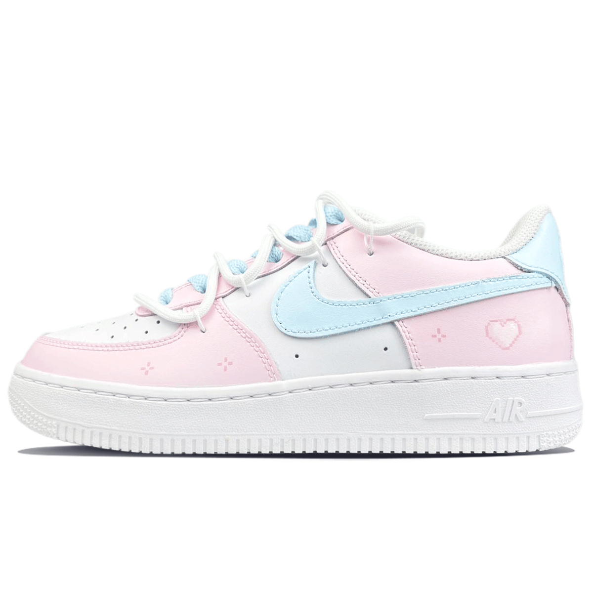 

Кроссовки Air Force 1 с антискользящей амортизацией, износостойкие, низкие, для детей и подростков Nike, белый