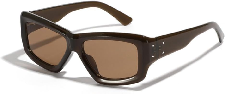 

Мужские ретро-солнцезащитные очки прямоугольной формы 2027 года, модные женские солнцезащитные очки в винтажном стиле, черные, с защитой от УФ-излучения UV400 MTZJH, Tea