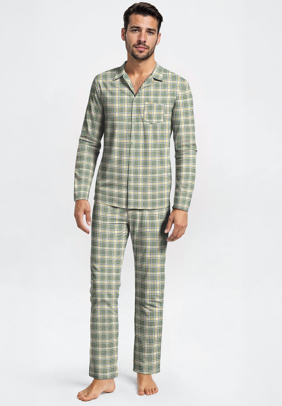 

Пижамный комплект Calida DURCHGEKNÖPFT SET, Loden Frost/Light Green