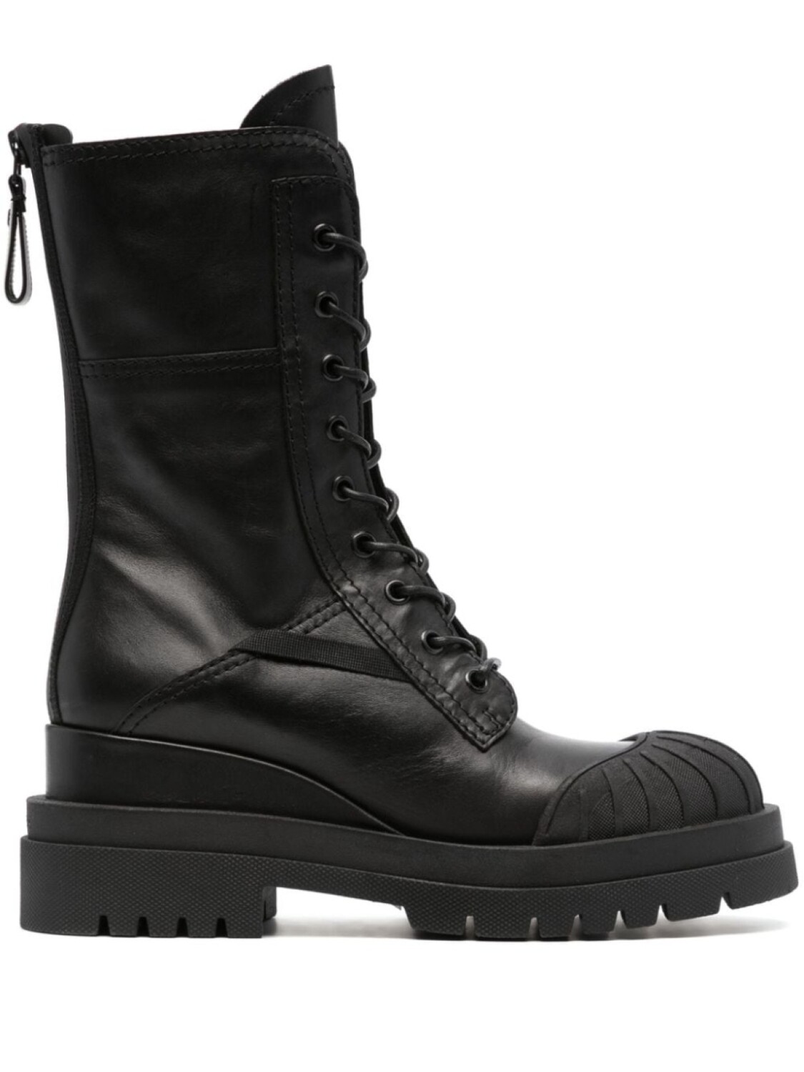 

Premiata Yukon lace-up leather boots, черный