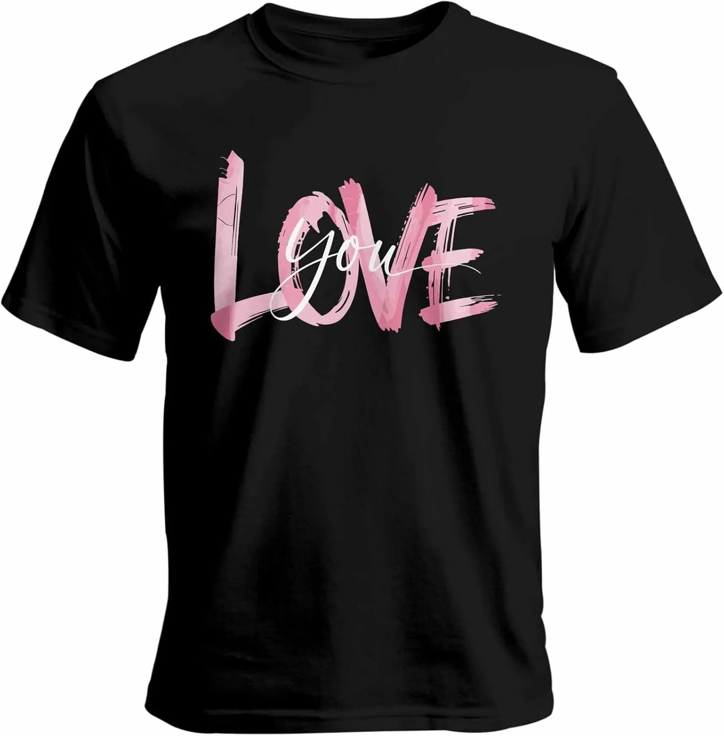 

Мужская футболка с коротким рукавом и круглым вырезом Love You, S-3XL Quibro Zynth