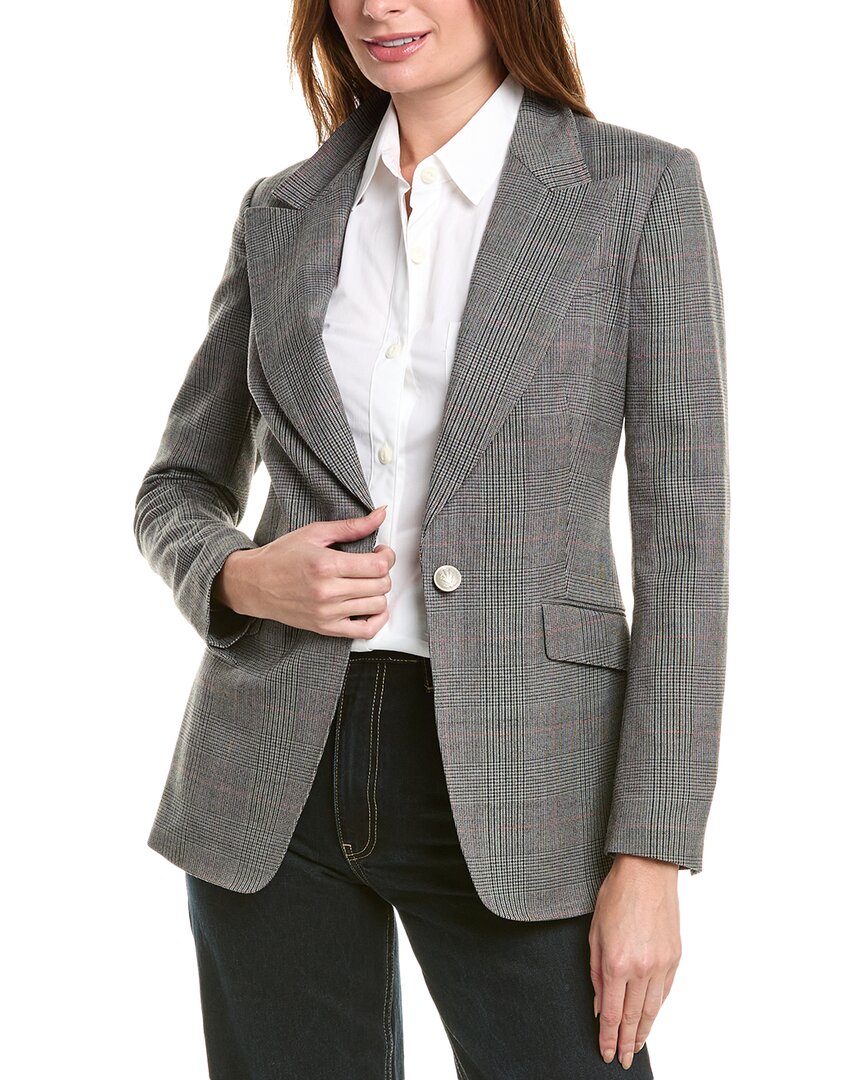

Блейзер из смесовой шерсти rag & bone Bianca, зеленый