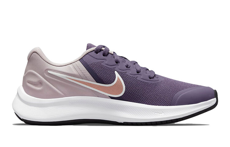

Кроссовки для бега Star Runner 3 женские с низким верхом фиолетовые/розовые Nike