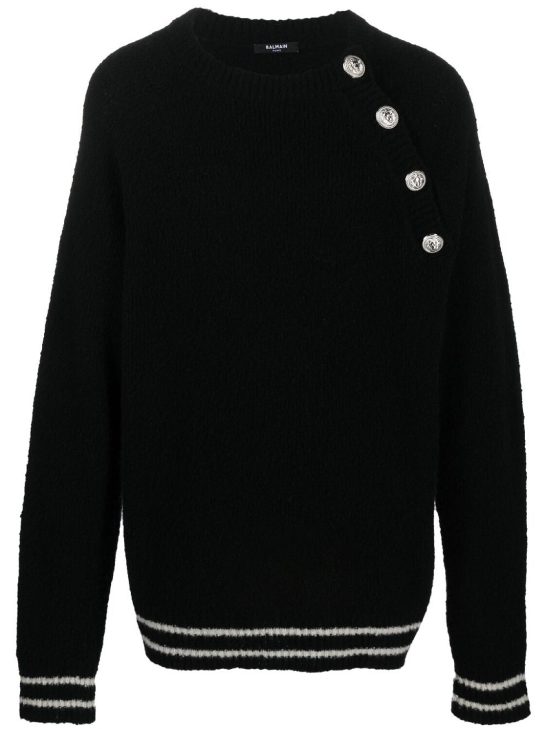 

Balmain джемпер с круглым вырезом, черный