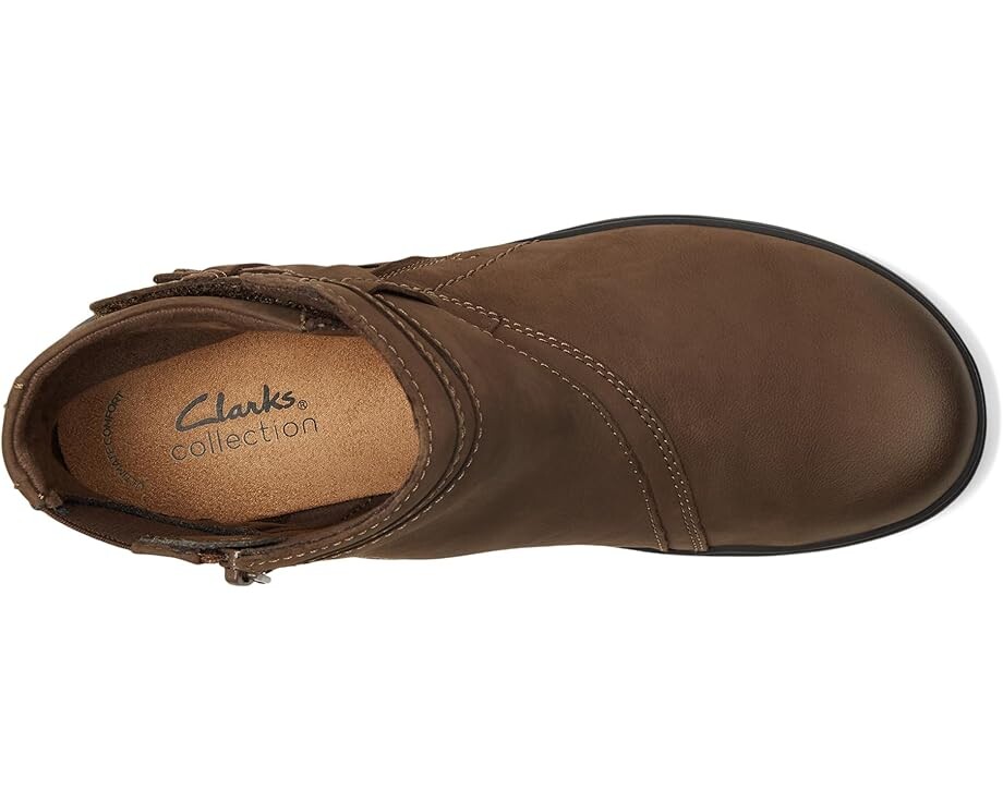 Ботинки женские Clarks Carleigh Style из нубука, коричневый — фото 2