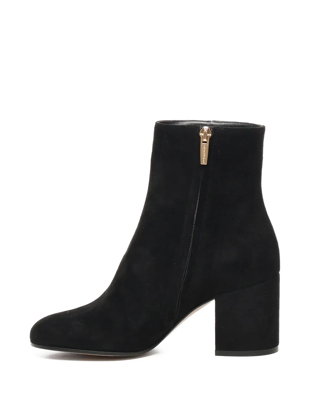 Ботильоны на блочном каблуке Gianvito Rossi, черный — фото 4