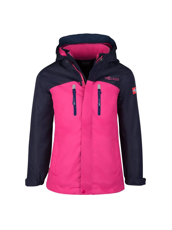 

Куртка Trollkids 3, цвет navy/pink