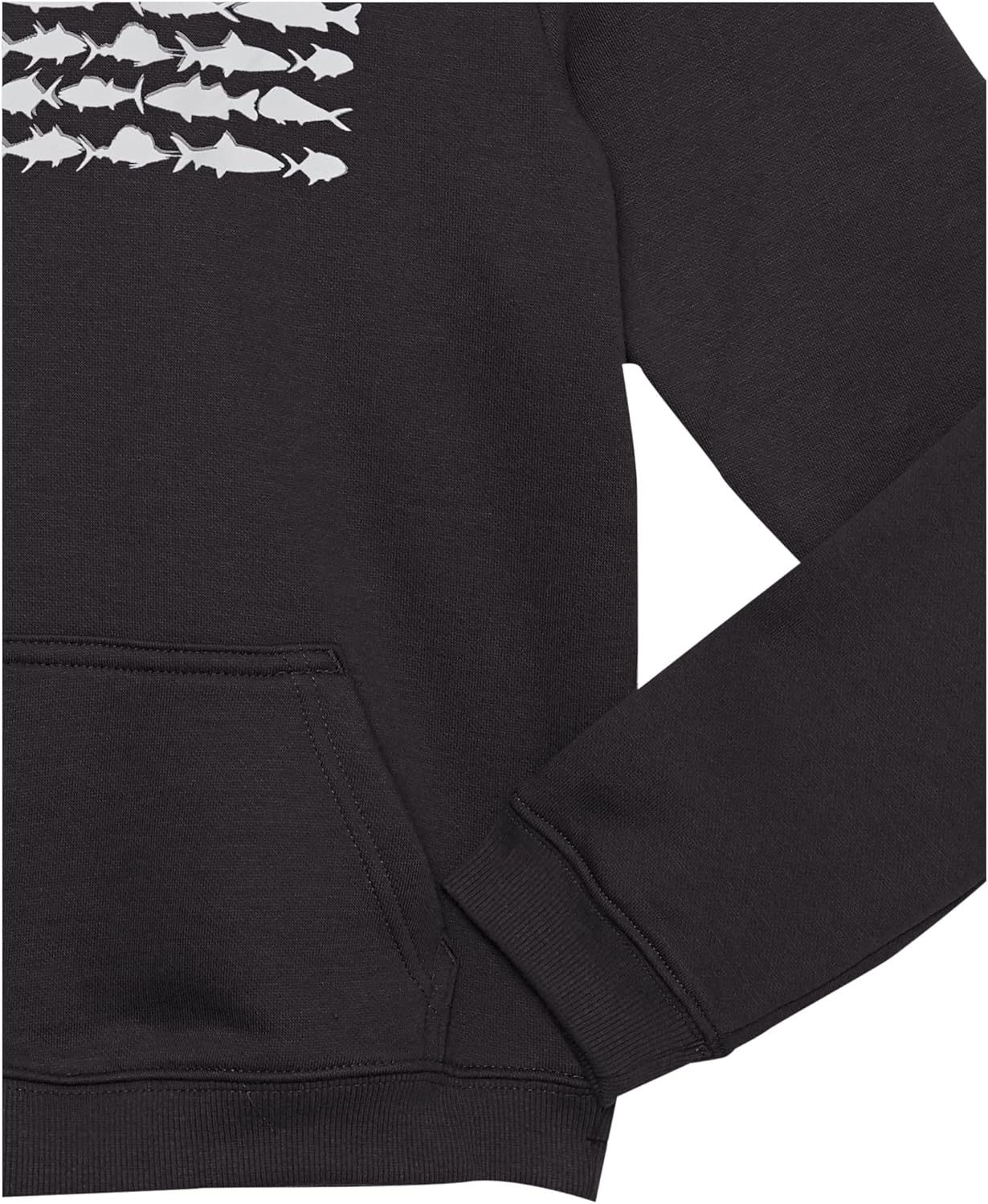 Толстовка Columbia с капюшоном унисекс-детская Pfg Fish Flag, Black/Cool Grey — фото 3
