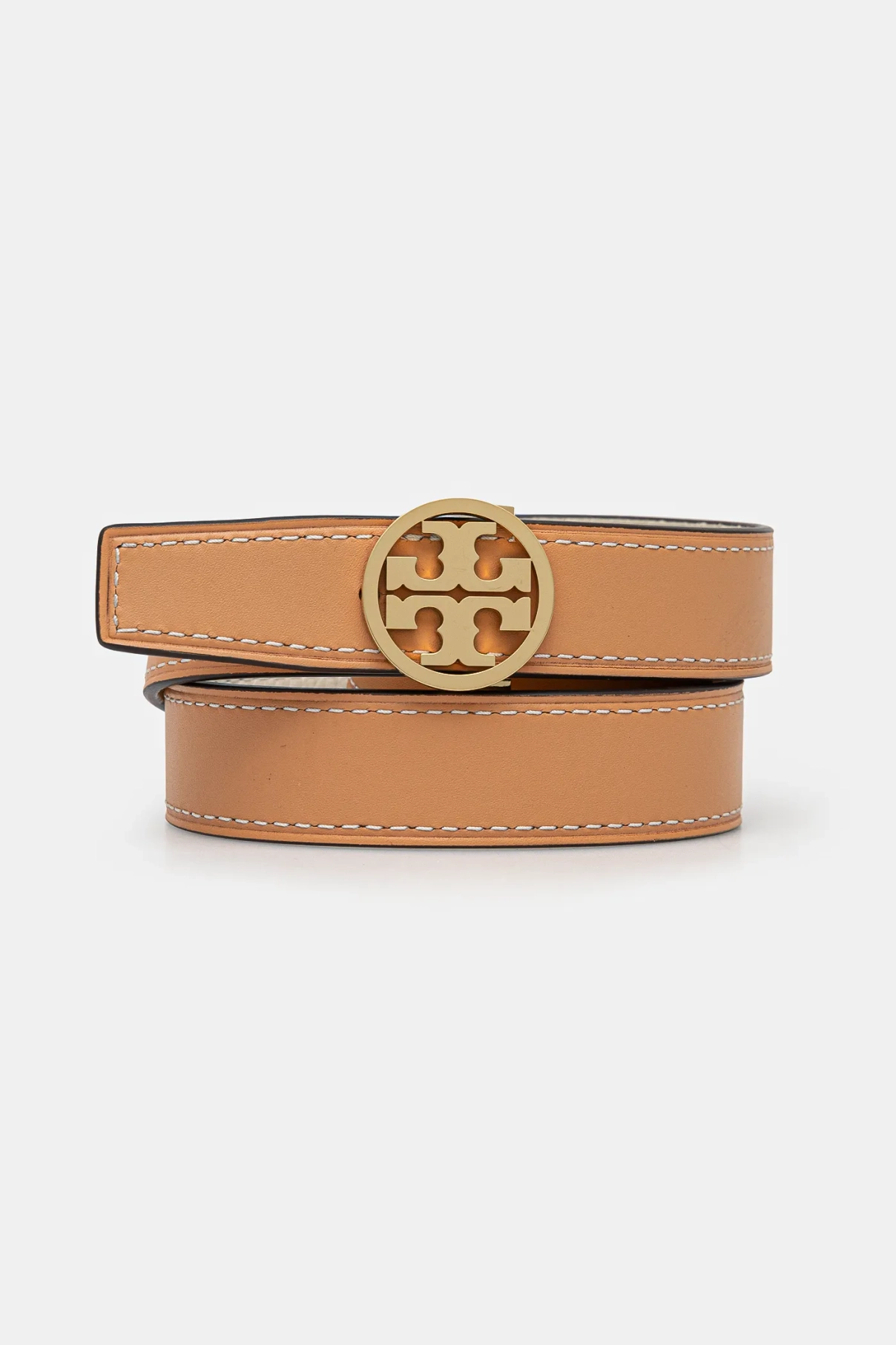 

Двусторонний кожаный ремень Miller Tory Burch, белый