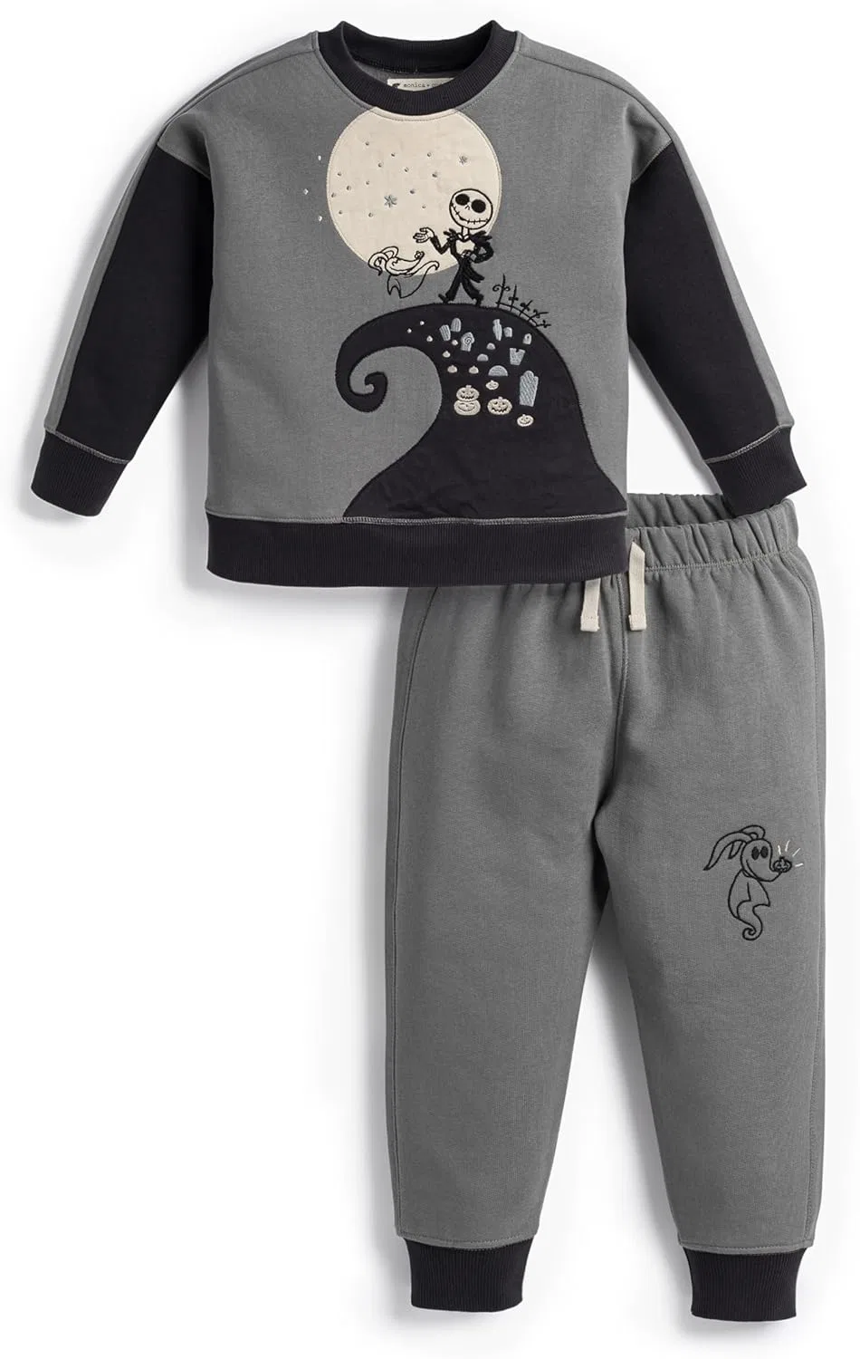 Детский спортивный костюм Organic Cotton, monica + andy, Nightmare Before Christmas