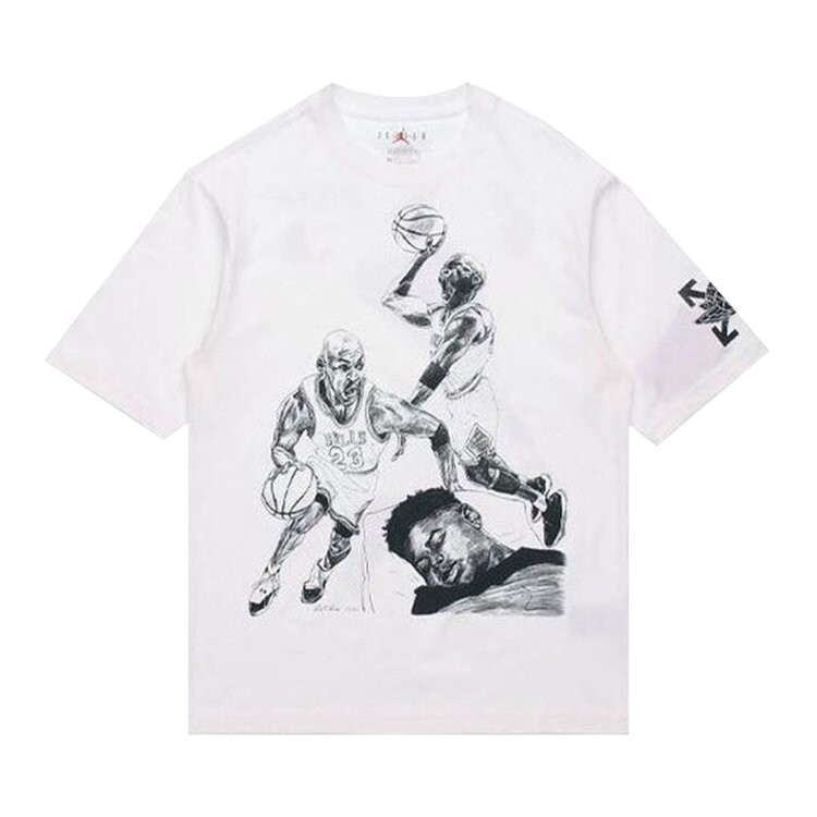 

Футболка Air Jordan x Off-White 'White', белый