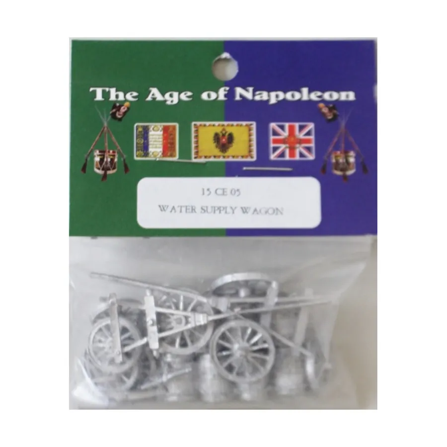 

Вагон водоснабжения, Age of Napoleon - Assorted - Equipment (15mm) (Blue Moon)