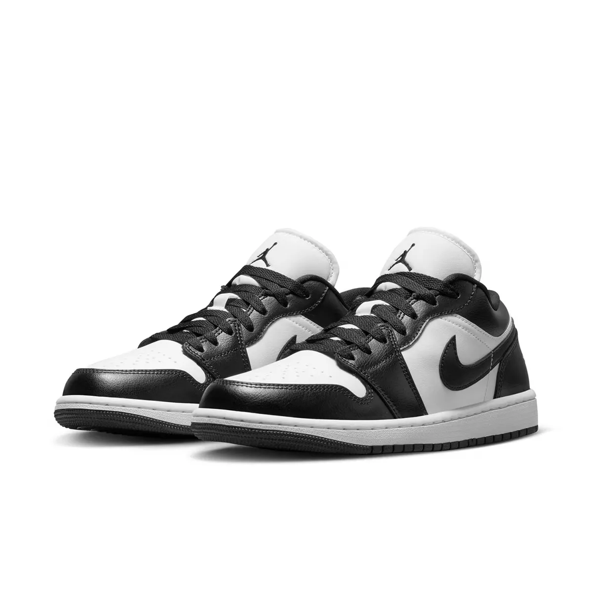Женские баскетбольные кроссовки Air Jordan 1 Low Jordan, черный/белый — фото 2
