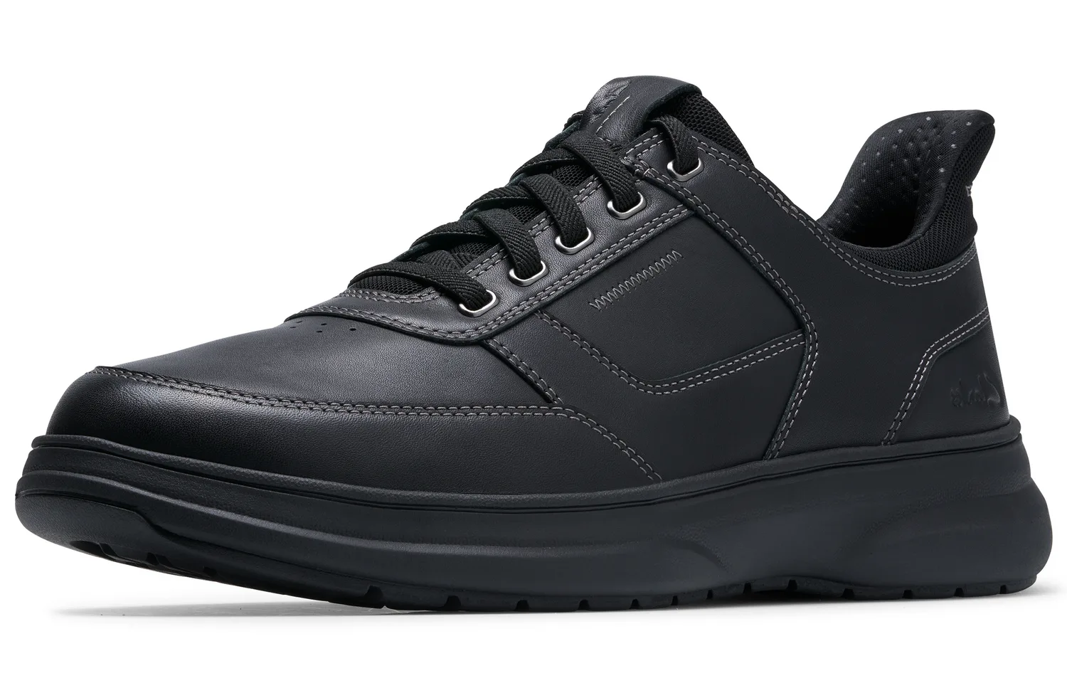 Кроссовки мужские низкие повседневные из коровьей кожи Clarks, черный 2 61844158 — фото 2