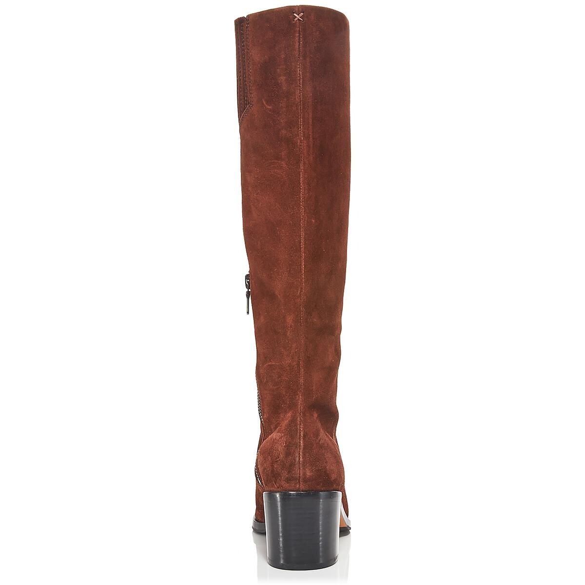 

HAZEL TALL BOOT Женские замшевые сапоги до колена Rag & Bone, цвет Espresso Suede